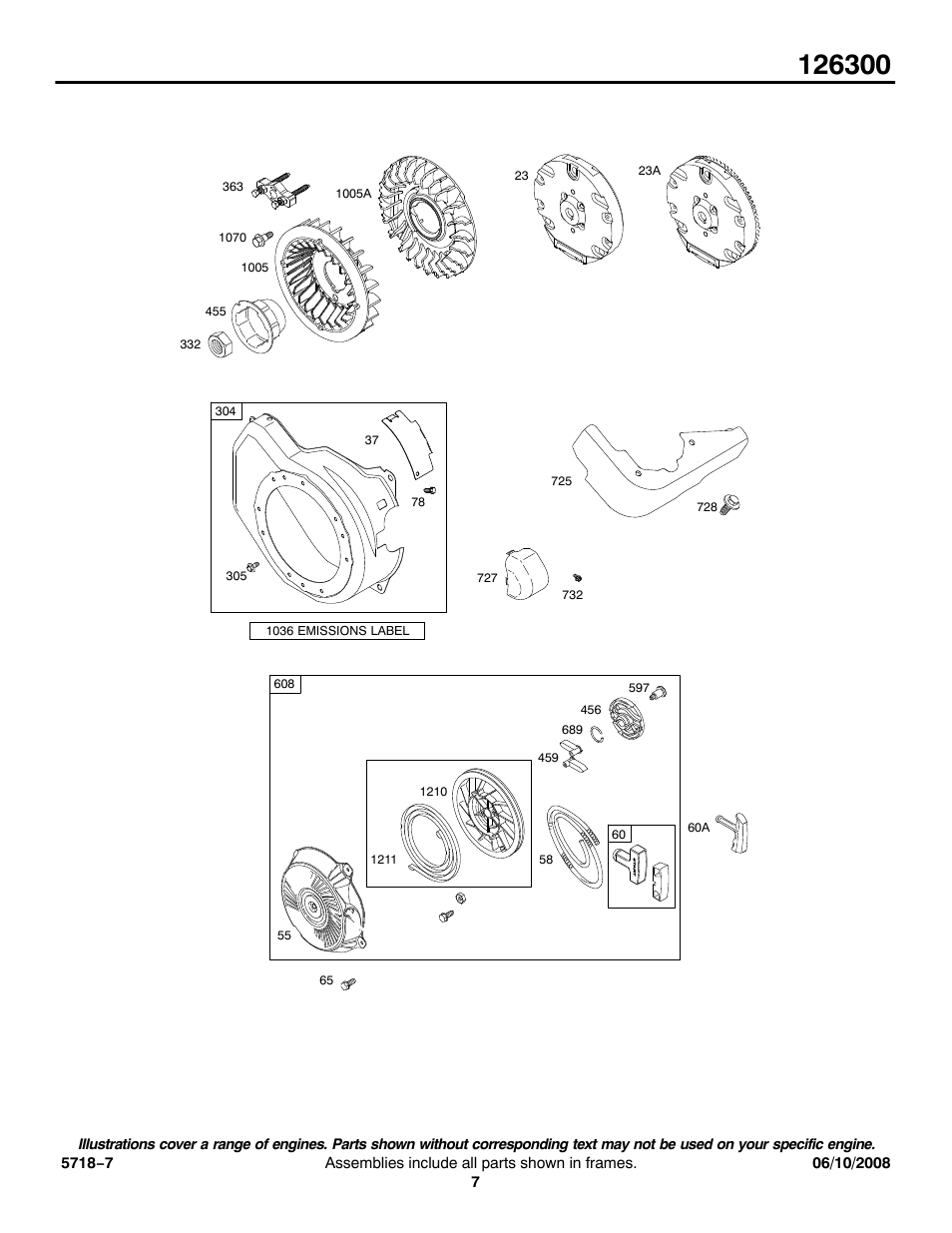 Briggs & Stratton 126300 User Manual | Page 7 / 13