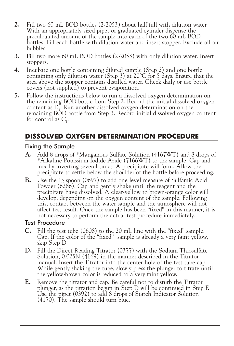 LaMotte MINI BOD5 TEST KIT M-B User Manual | Page 3 / 4