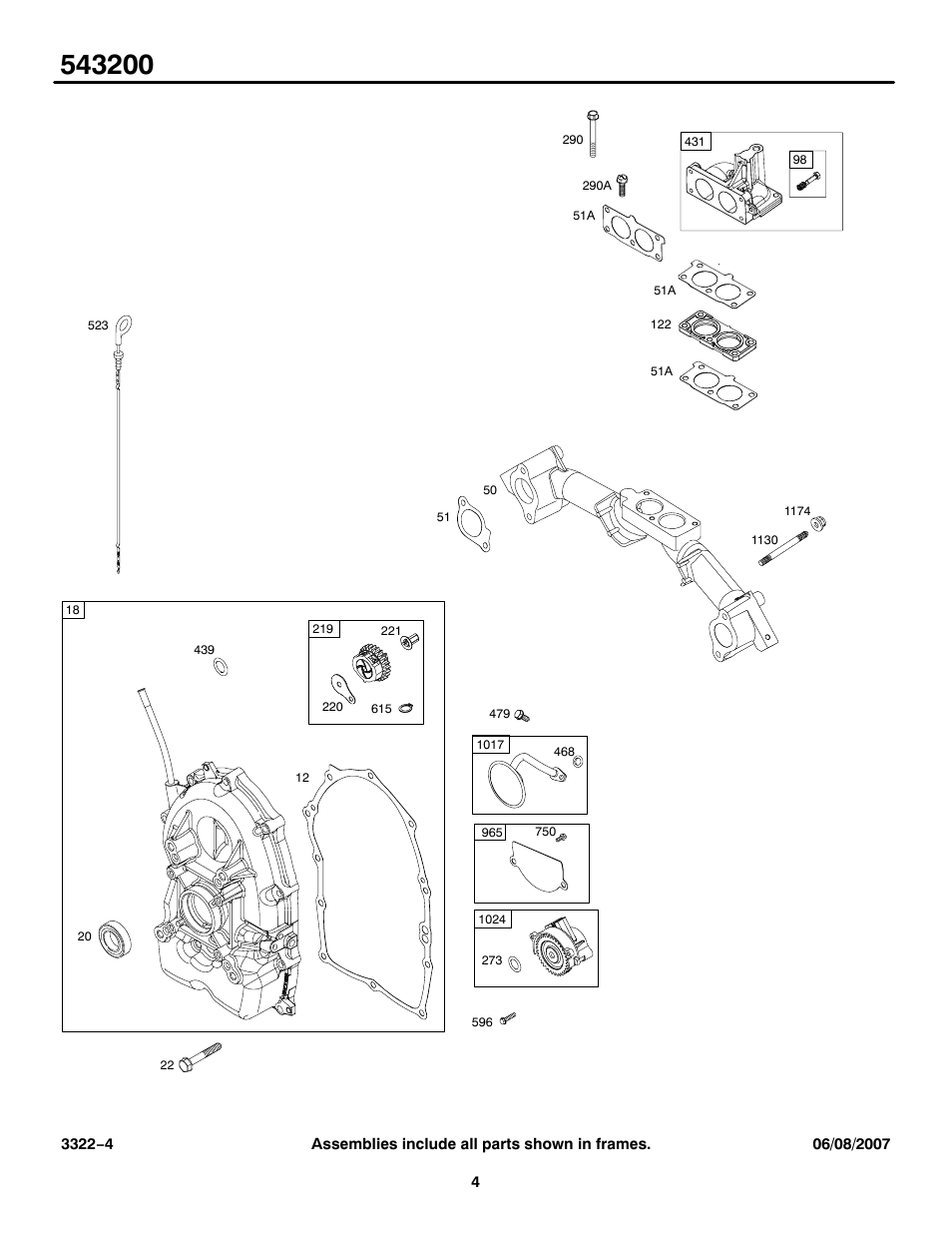 Briggs & Stratton 543200 User Manual | Page 4 / 12
