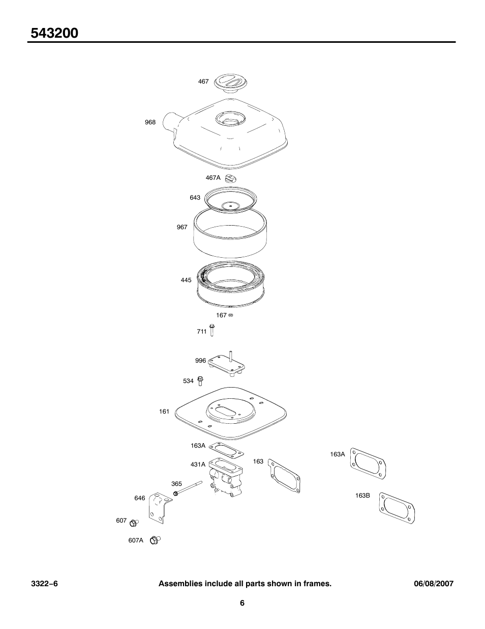 Briggs & Stratton 543200 User Manual | Page 6 / 12