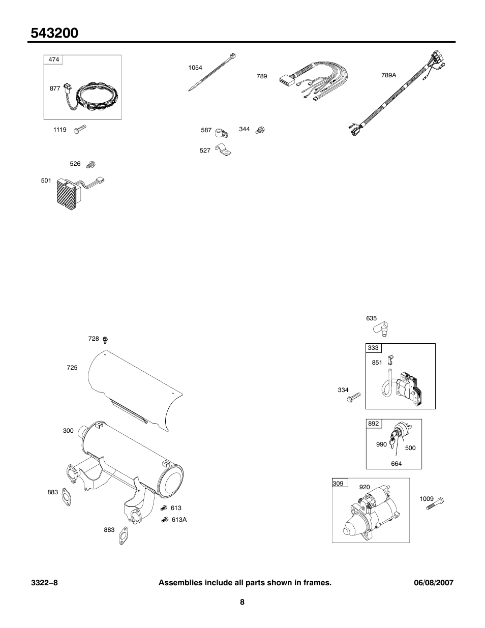 Briggs & Stratton 543200 User Manual | Page 8 / 12