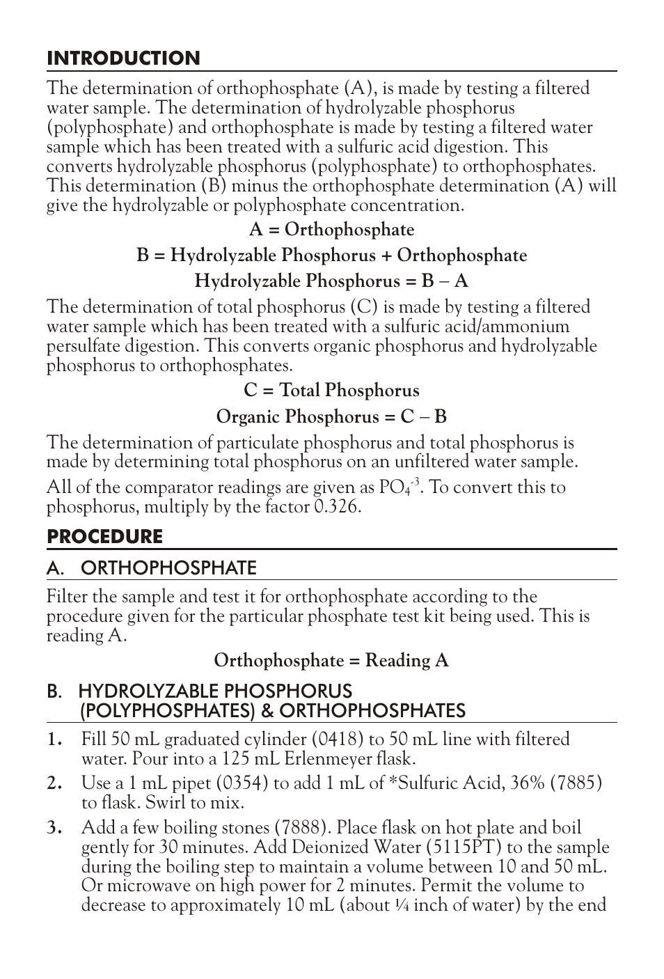 LaMotte AUXILIARY PHOSPHORUS TEST KIT APT User Manual | Page 2 / 4