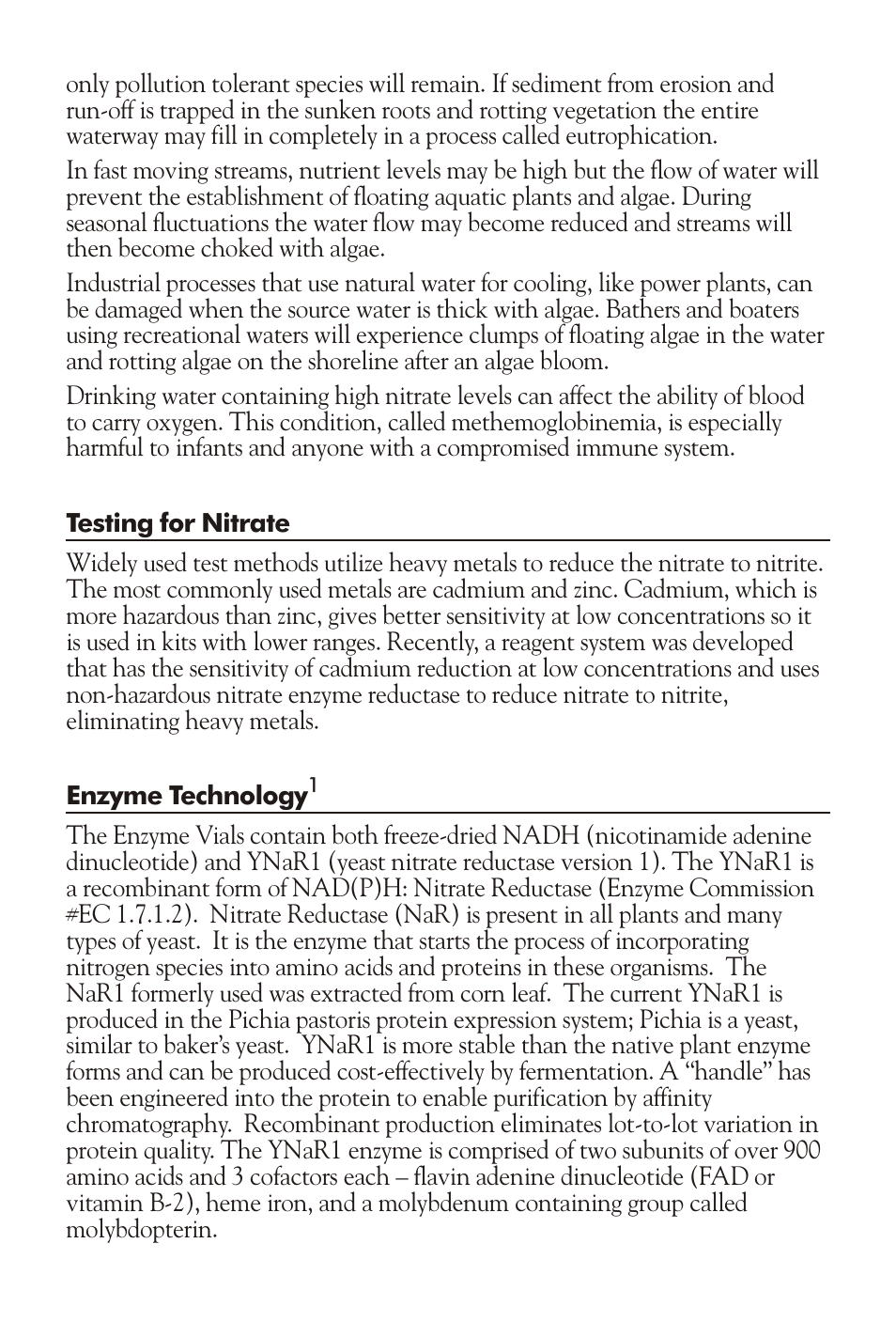 LaMotte Nitrate-Nitrogen Low Range Enzyme Kit User Manual | Page 7 / 8