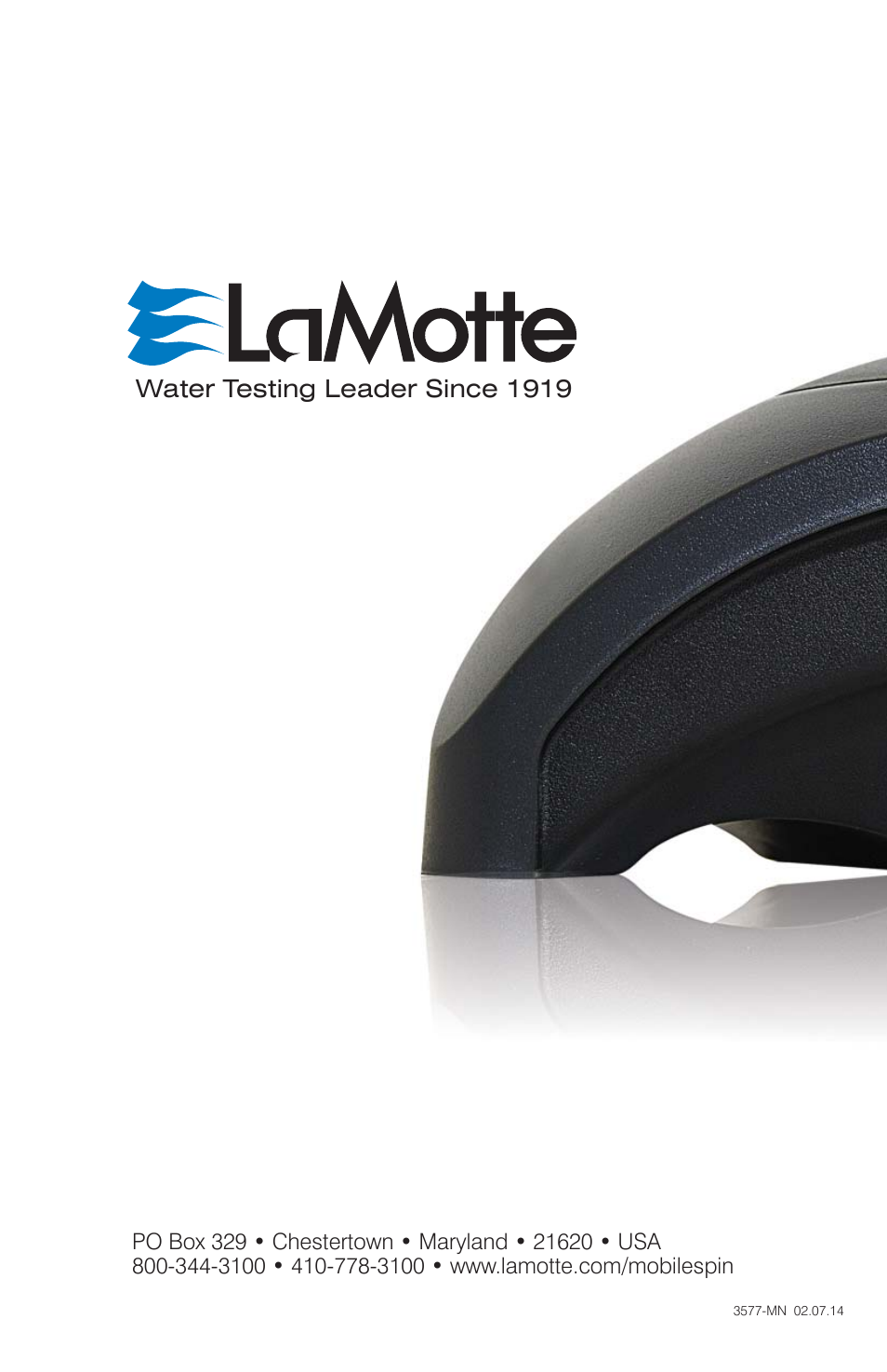 Water testing leader since 1919 | LaMotte Mobile WaterLink Spin Photometer User Manual | Page 16 / 16