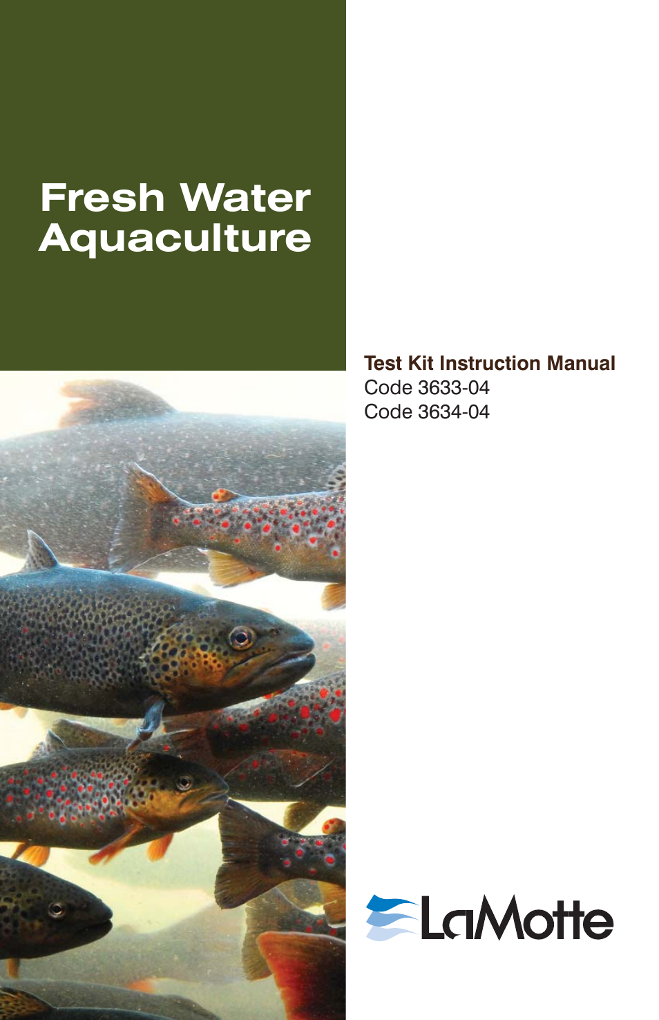 LaMotte Fresh Water Aquaculture User Manual | 28 pages