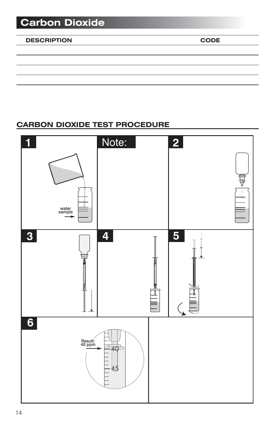 Carbon dioxide | LaMotte Fresh Water Aquaculture User Manual | Page 14 / 28