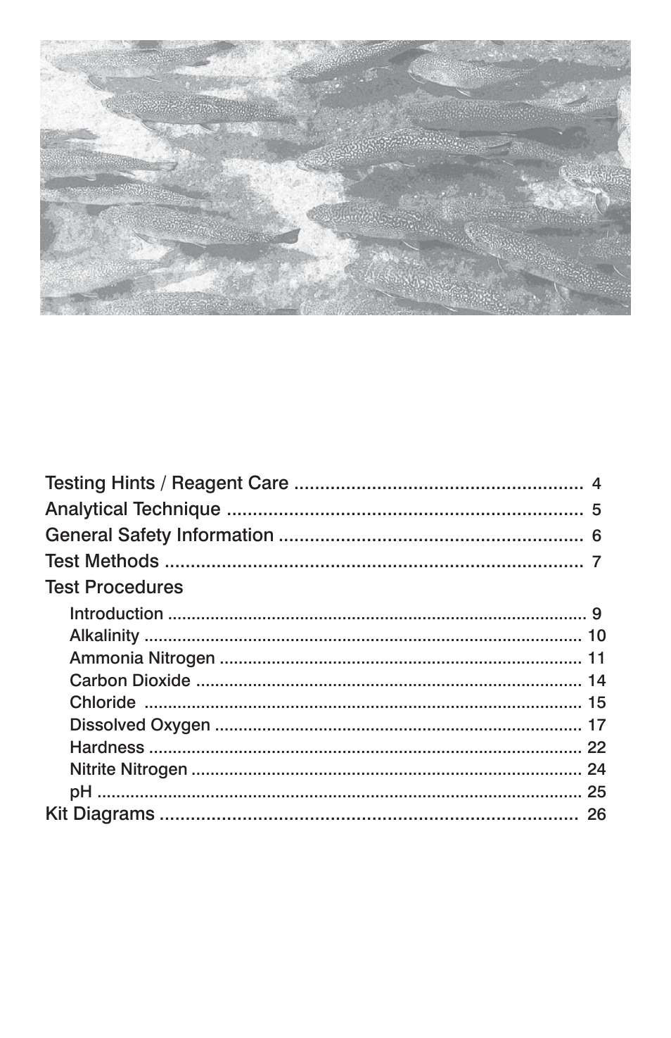 LaMotte Fresh Water Aquaculture User Manual | Page 3 / 28