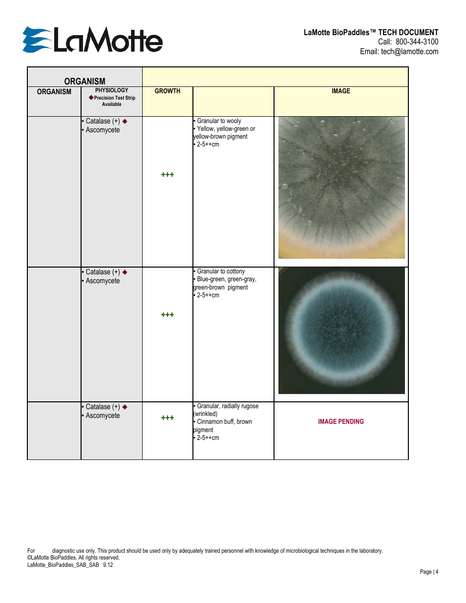 LaMotte SAB/SAB User Manual | Page 4 / 10