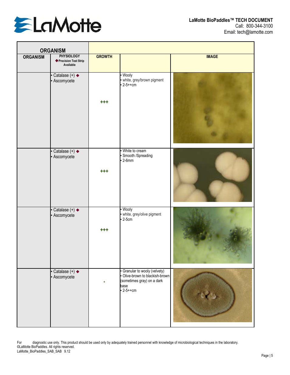 LaMotte SAB/SAB User Manual | Page 5 / 10