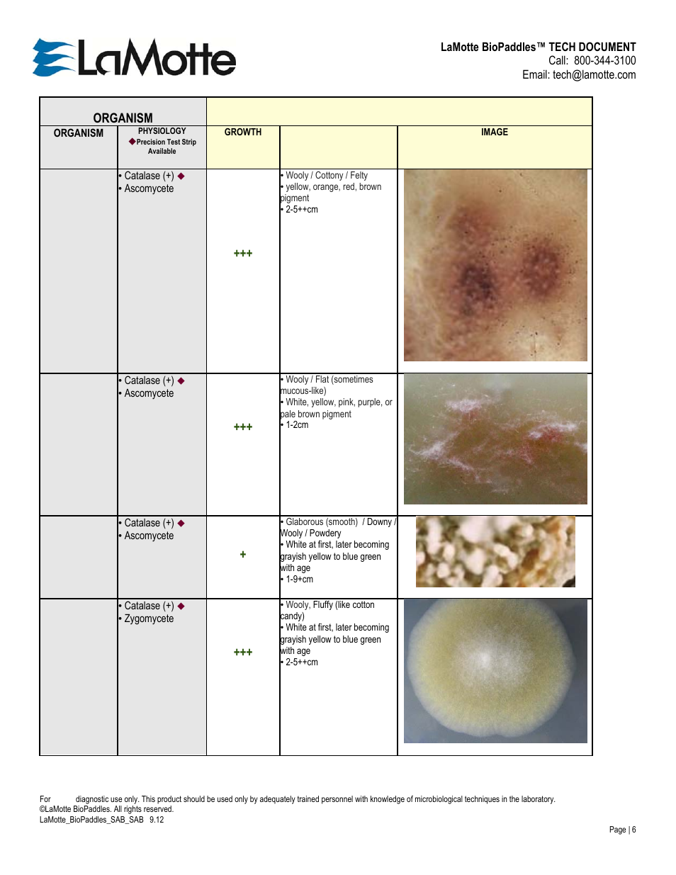 LaMotte SAB/SAB User Manual | Page 6 / 10