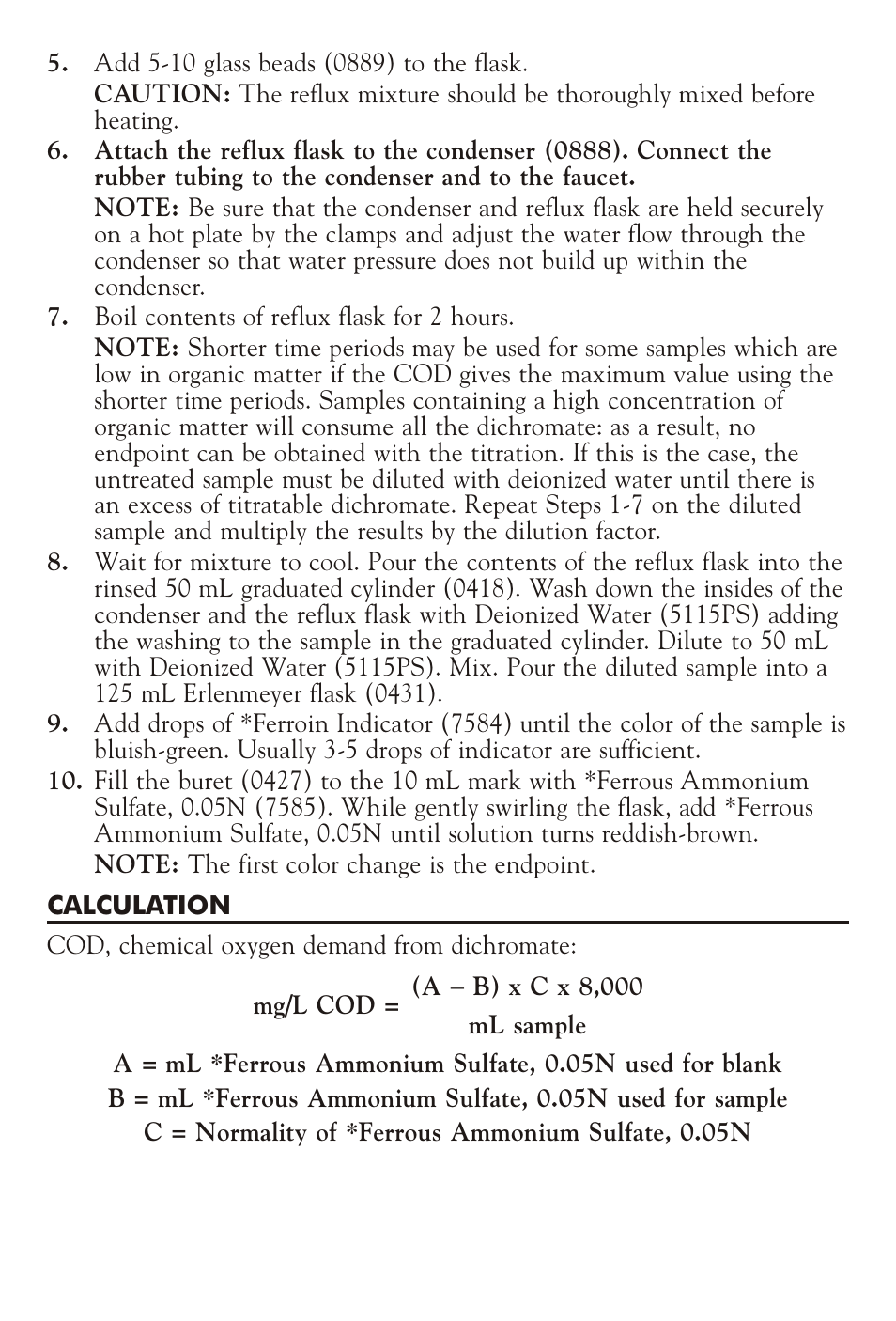 LaMotte CHEMICAL OXYGEN DEMAND AB-COD User Manual | Page 3 / 4