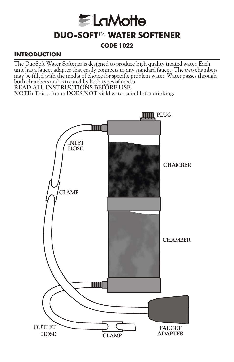 LaMotte DUO-SOFT User Manual | 8 pages