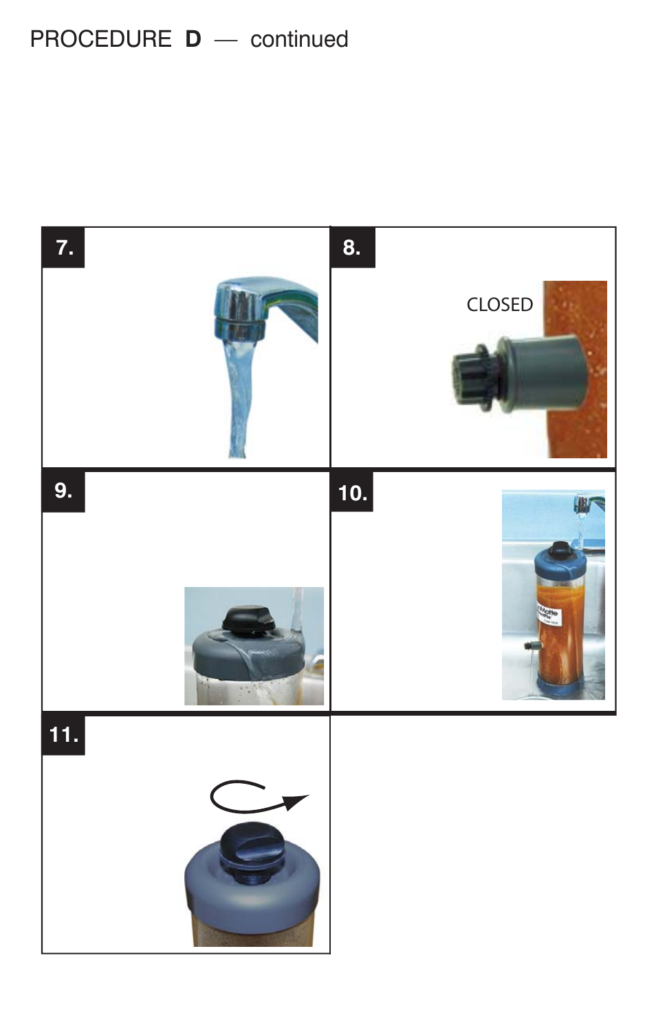 Procedure d — continued | LaMotte DirectFlo DuoSoft 1028 User Manual | Page 9 / 12