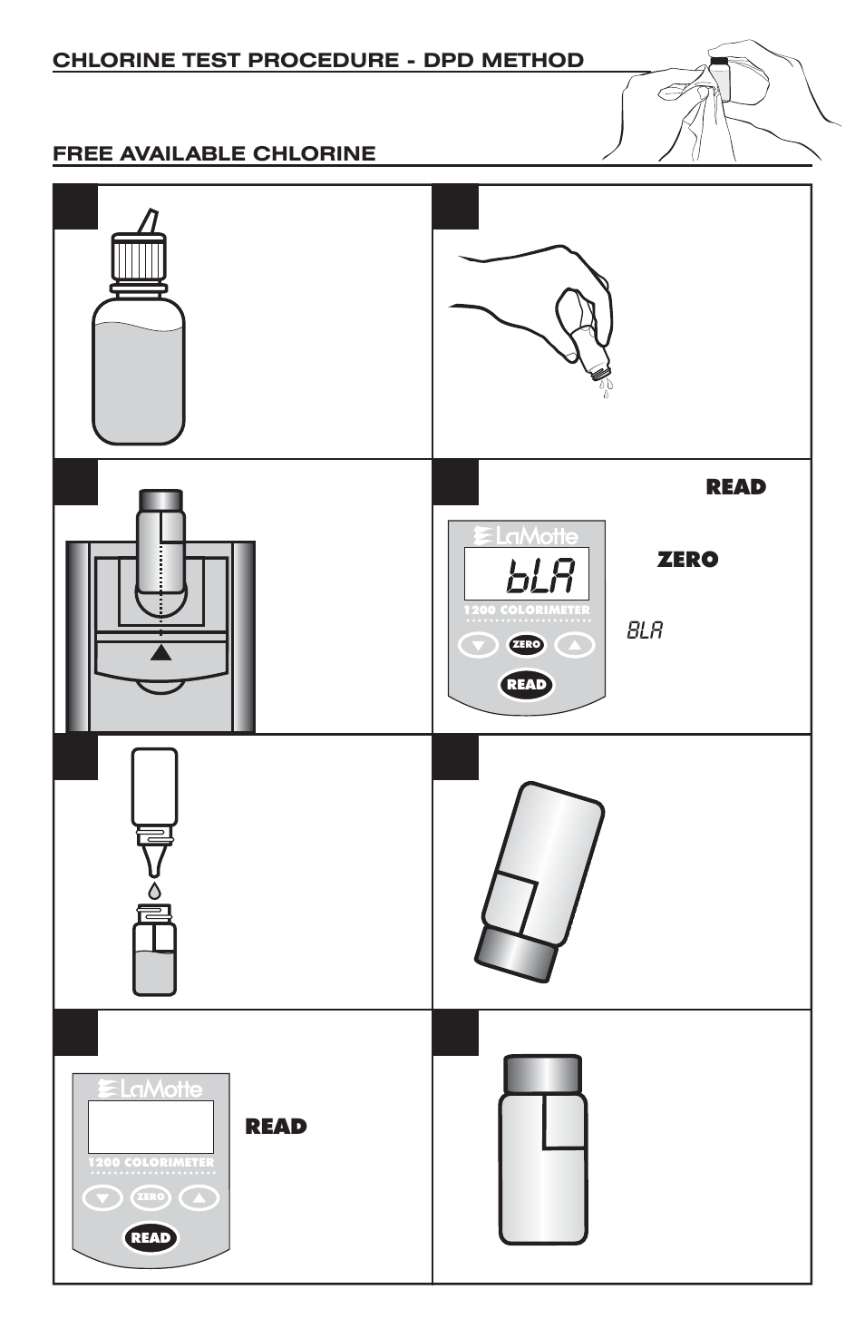 LaMotte CHLORINE - DPD LIQUID User Manual | Page 2 / 4