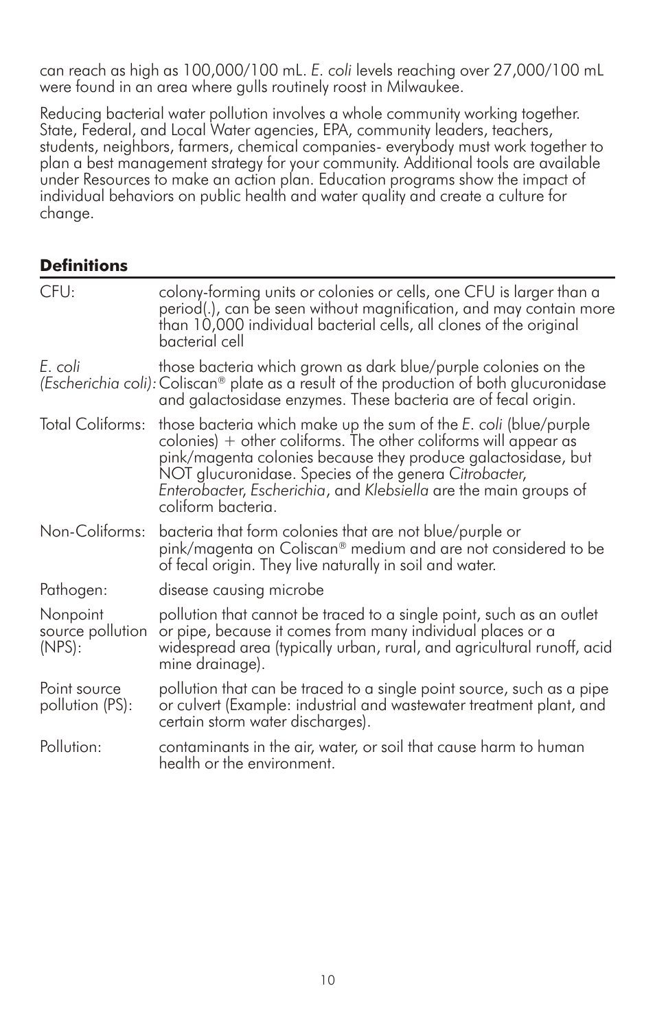 LaMotte MF 3-0035 User Manual | Page 10 / 12