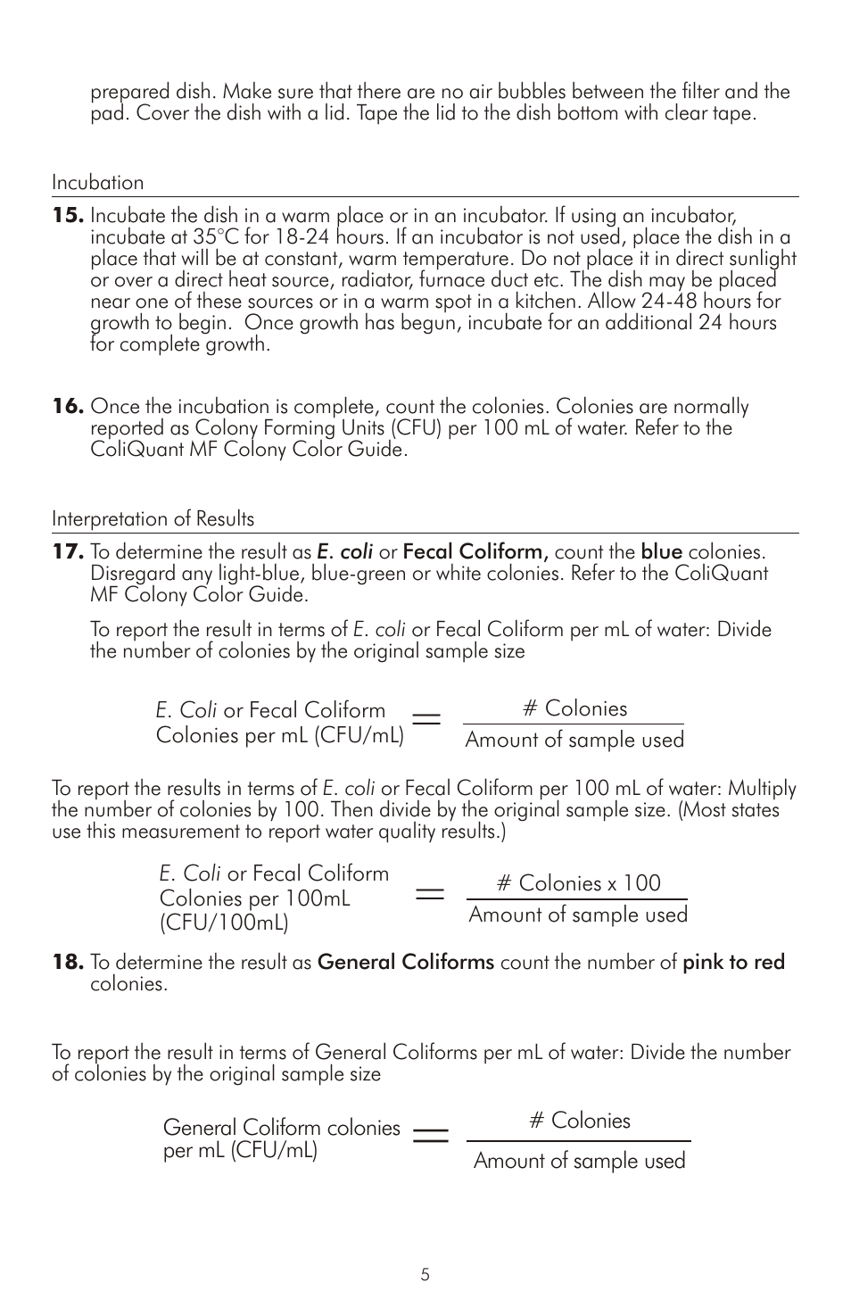 LaMotte MF 3-0035 User Manual | Page 5 / 12