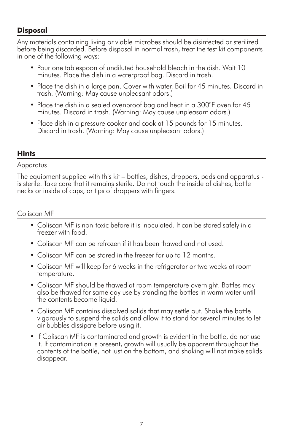 LaMotte MF 3-0035 User Manual | Page 7 / 12