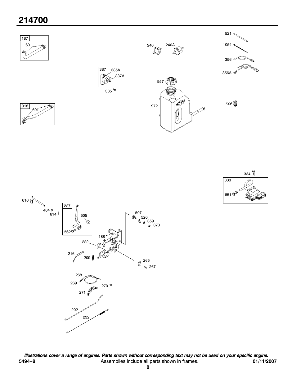 Briggs & Stratton 214700 User Manual | Page 8 / 14