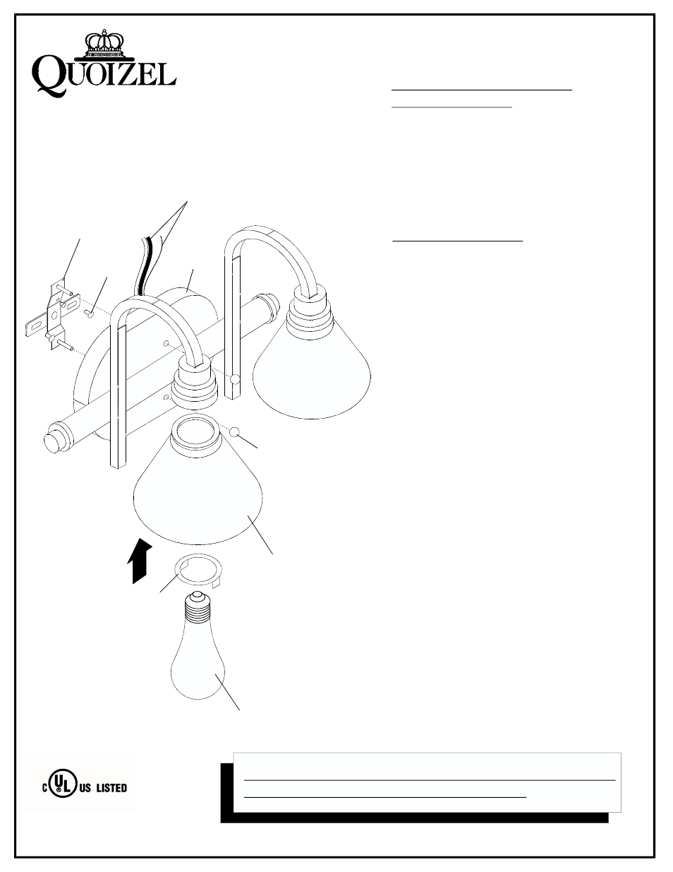 Quoizel AO8604MN Astoria User Manual | 1 page