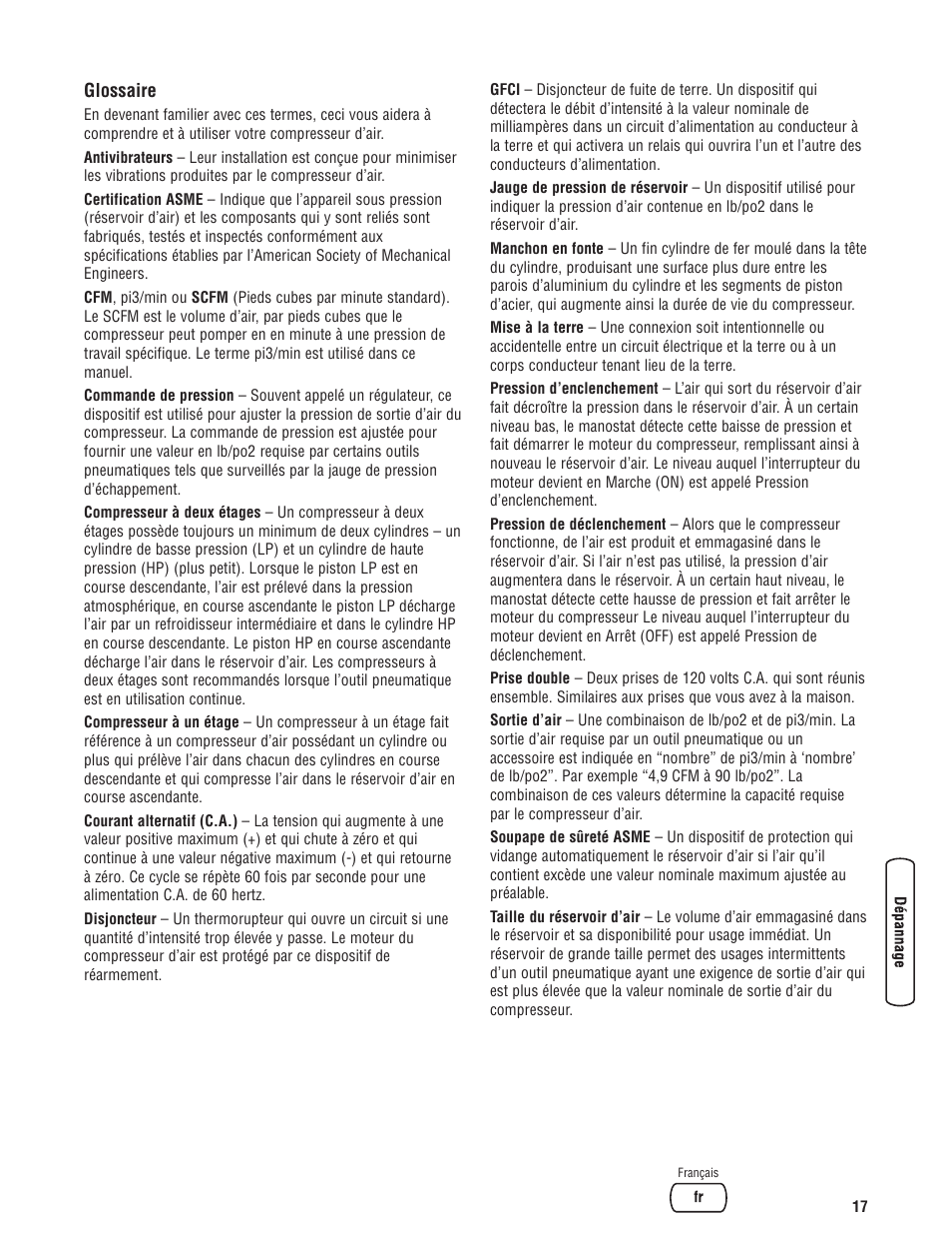Briggs & Stratton Proseries User Manual | Page 57 / 60