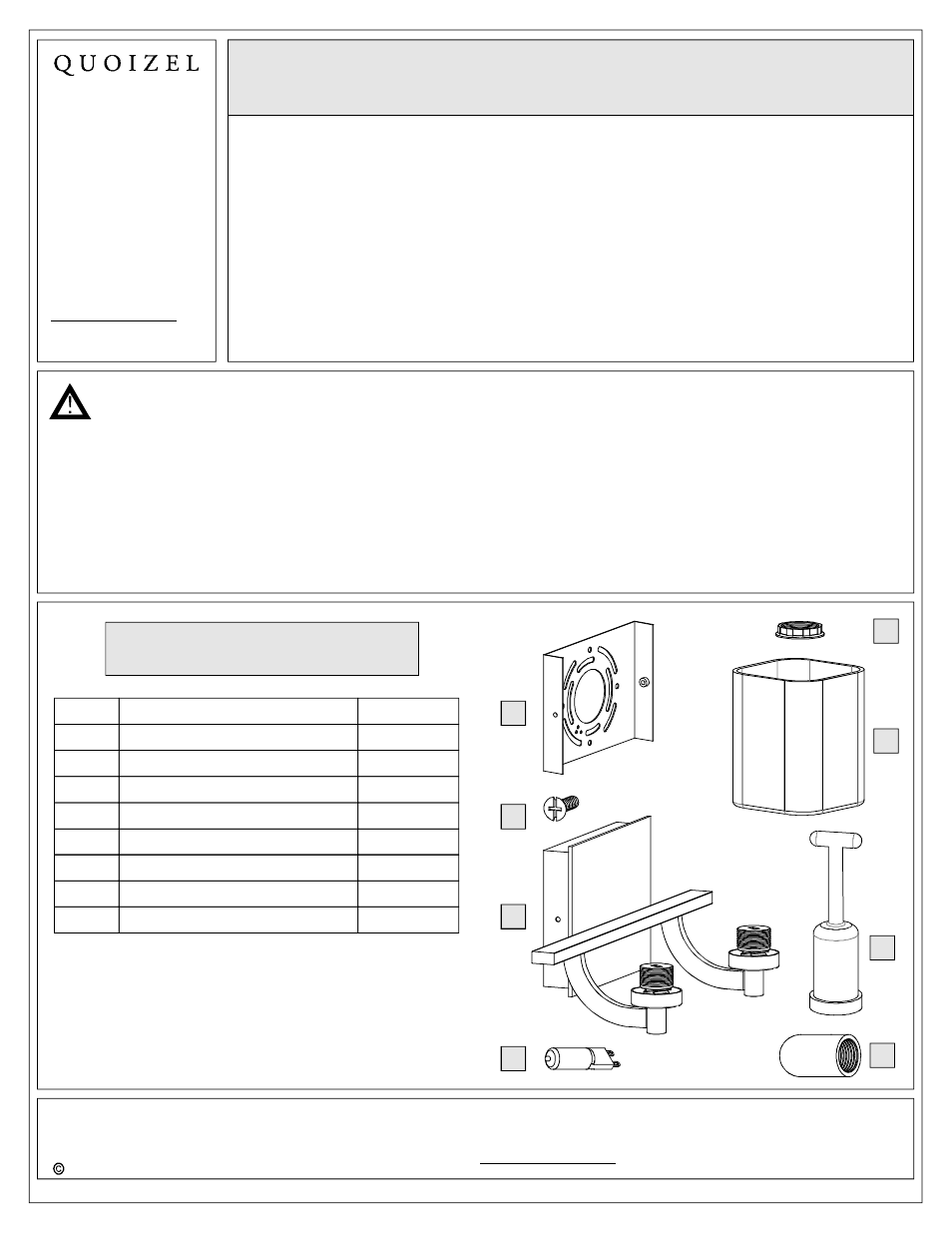 Quoizel KLT8602C Kolt User Manual | 5 pages