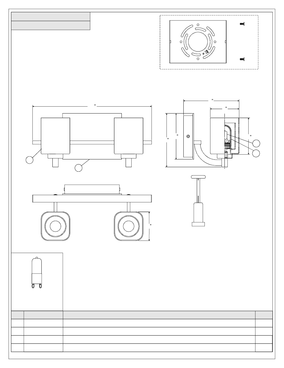 Quoizel KLT8602C Kolt User Manual | Page 2 / 5