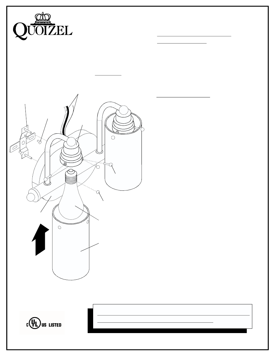 Quoizel AN8540ES Adano User Manual | 1 page