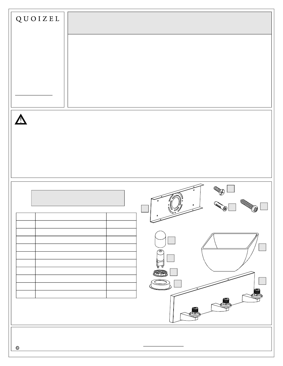 Quoizel BAR8603C Barrow User Manual | 5 pages