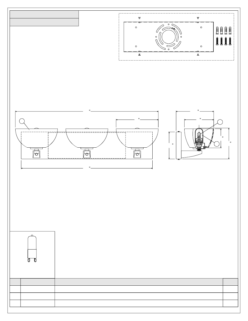 Quoizel BAR8603C Barrow User Manual | Page 2 / 5