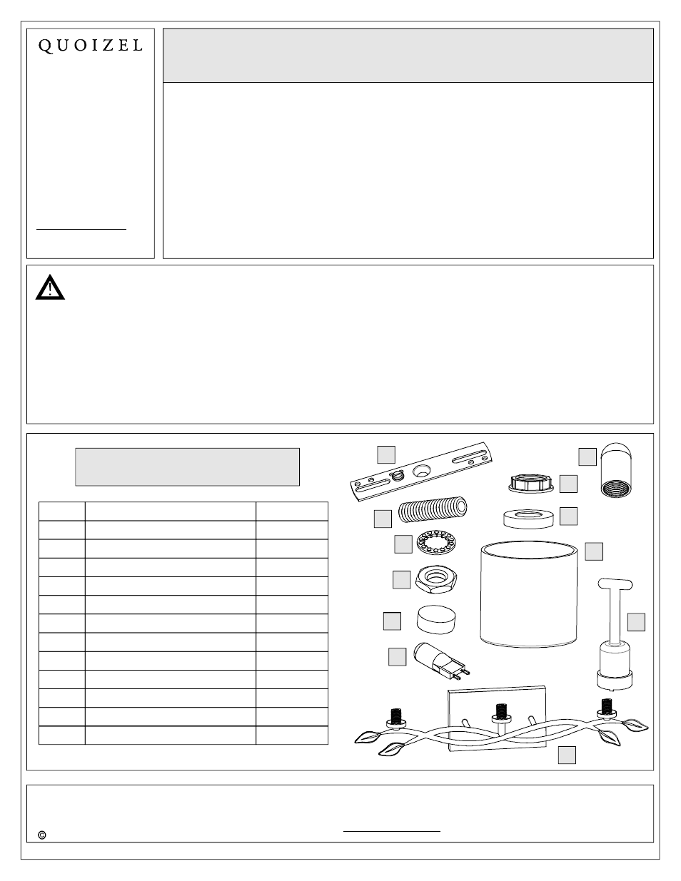 Quoizel ERN8603IB Erin User Manual | 5 pages