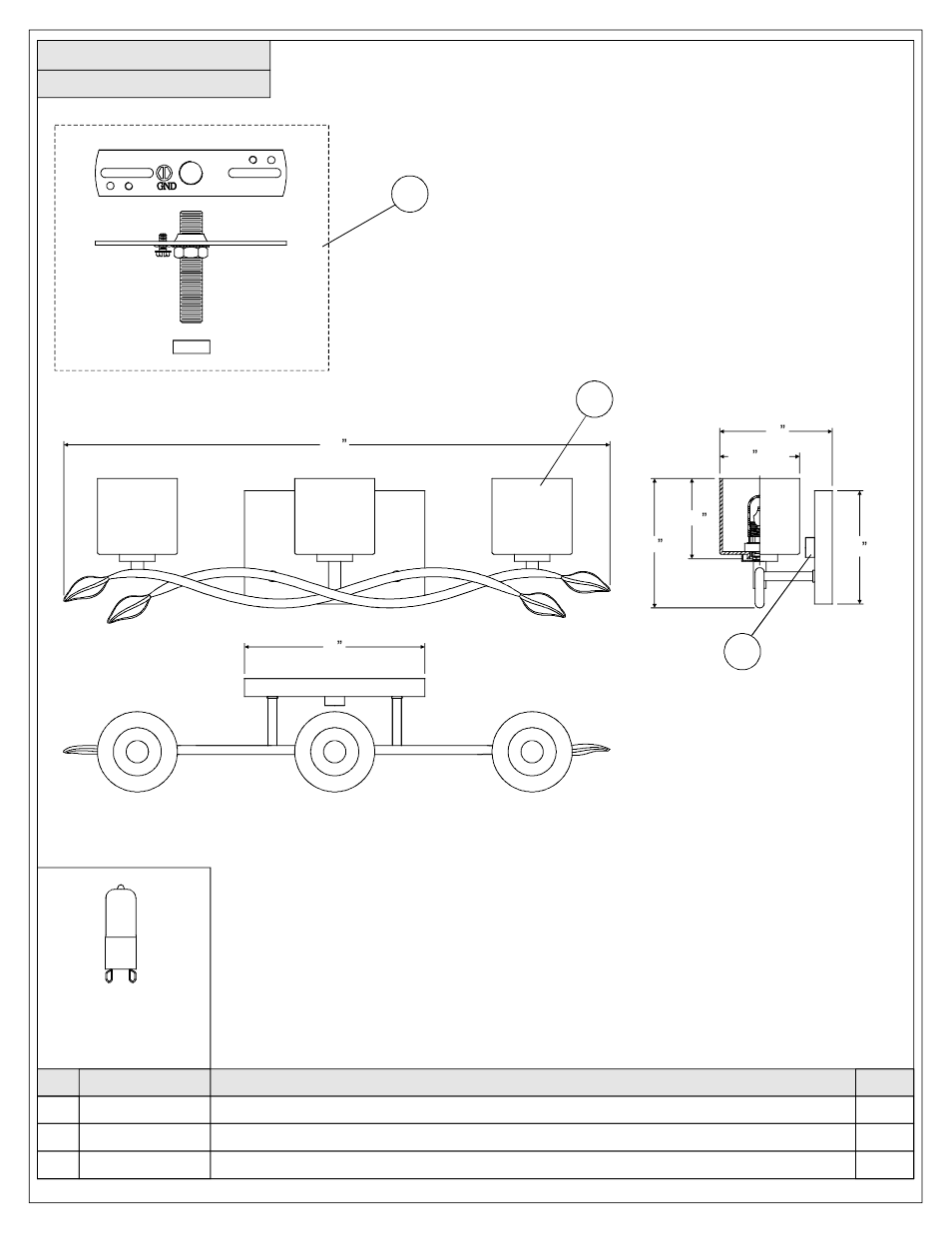 Quoizel ERN8603IB Erin User Manual | Page 2 / 5