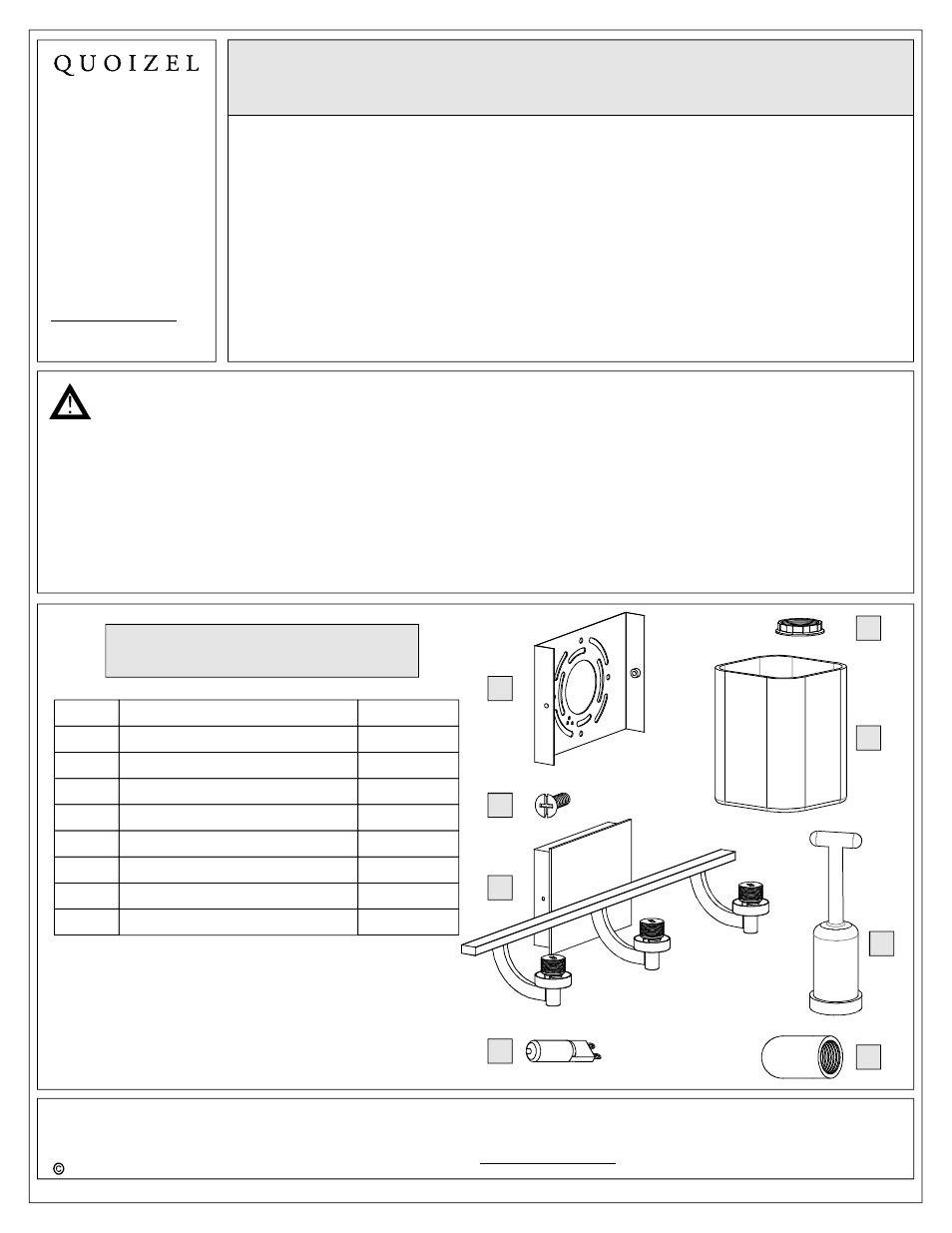 Quoizel KLT8603C Kolt User Manual | 5 pages