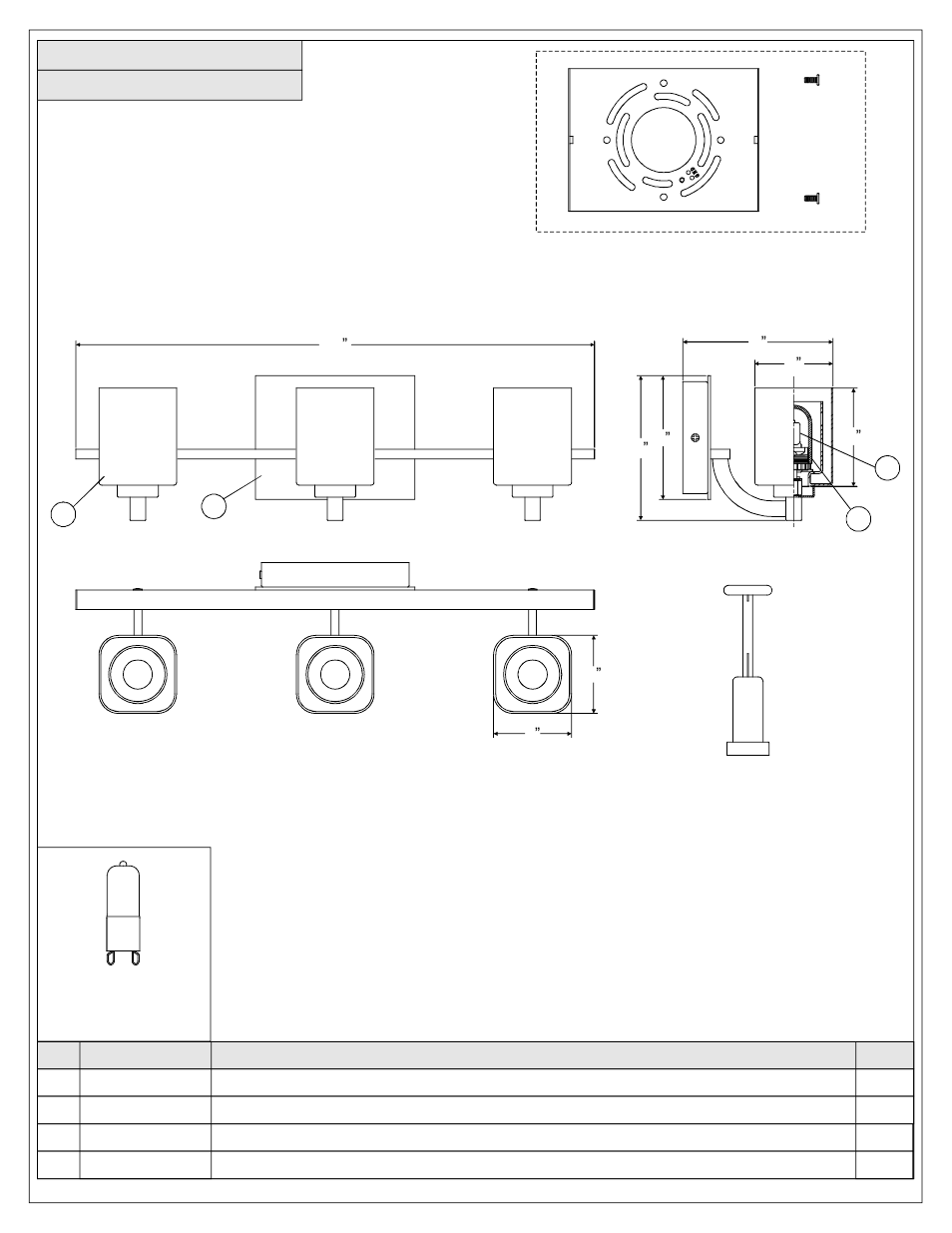 Quoizel KLT8603C Kolt User Manual | Page 2 / 5