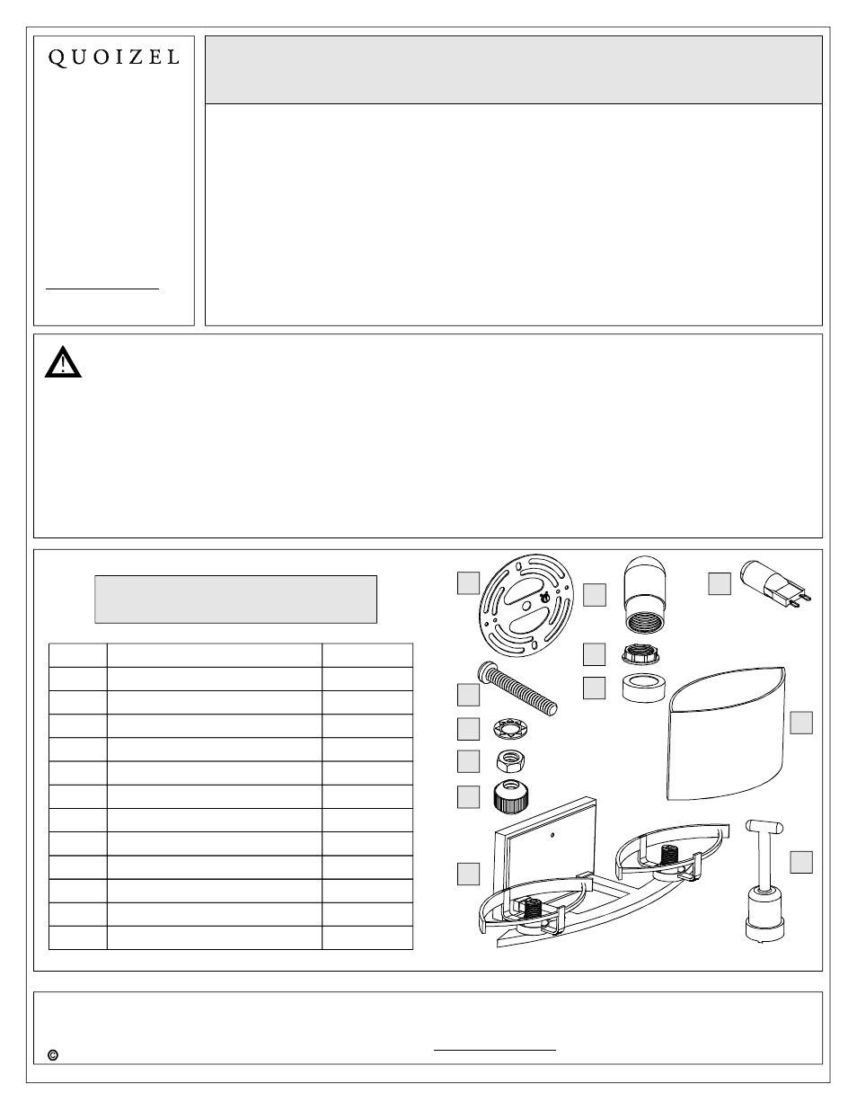 Quoizel NN8602BN Nolan User Manual | 5 pages