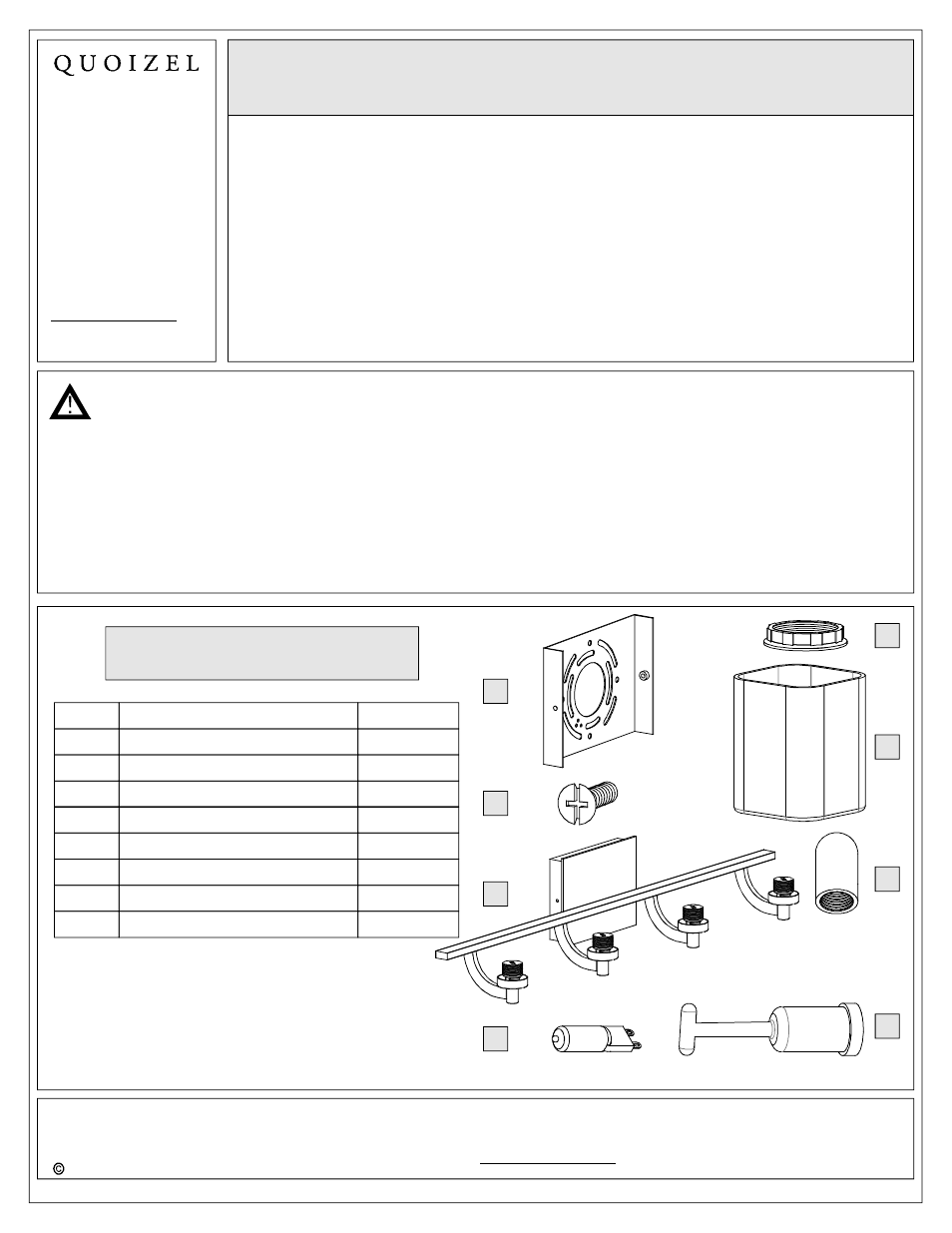 Quoizel KLT8604C Kolt User Manual | 5 pages