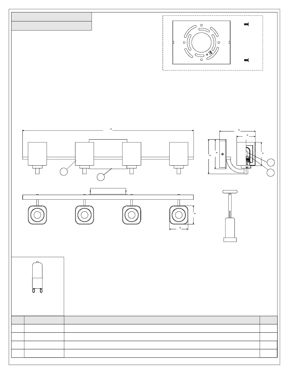 Quoizel KLT8604C Kolt User Manual | Page 2 / 5