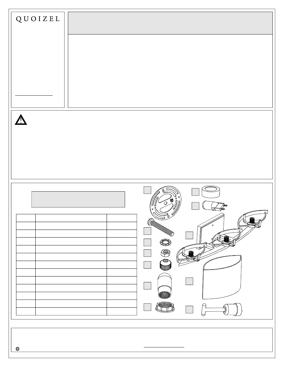 Quoizel NN8603BN Nolan User Manual | 5 pages