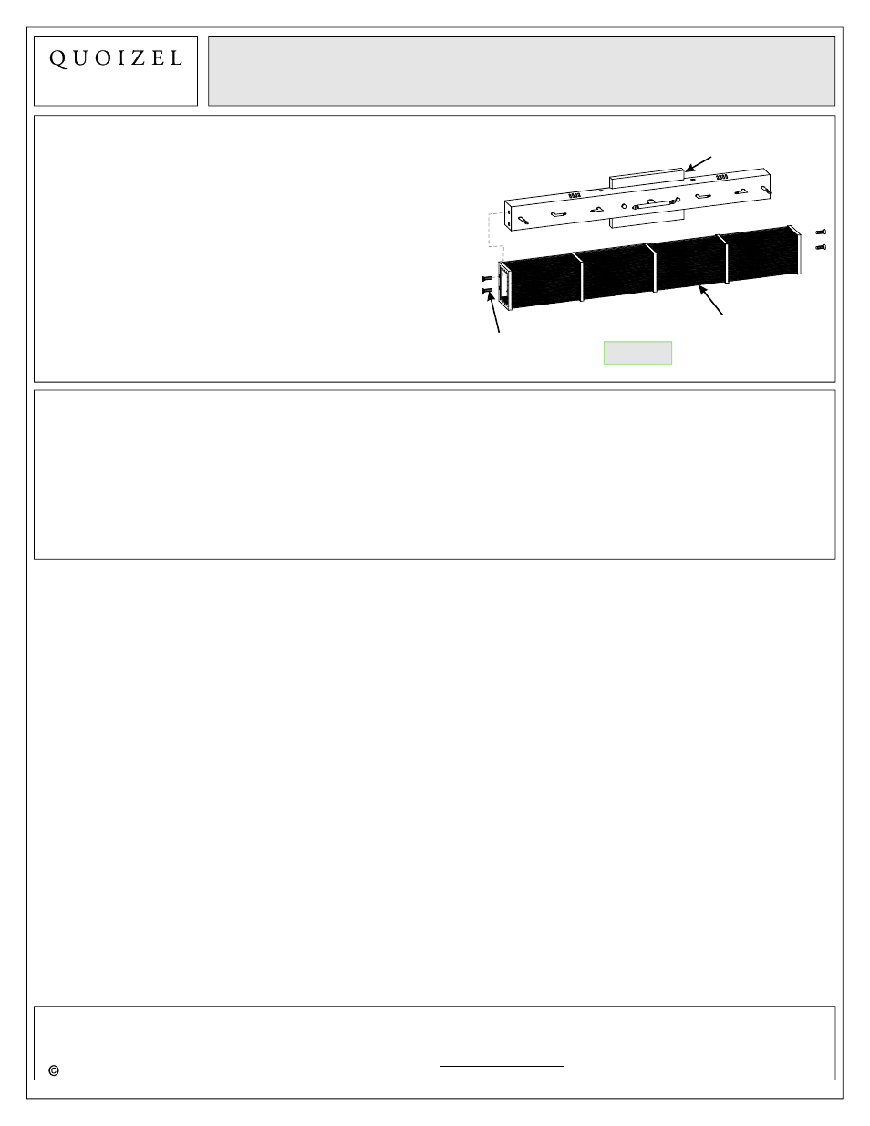 Quoizel PRN8608C Paragon User Manual | Page 5 / 5