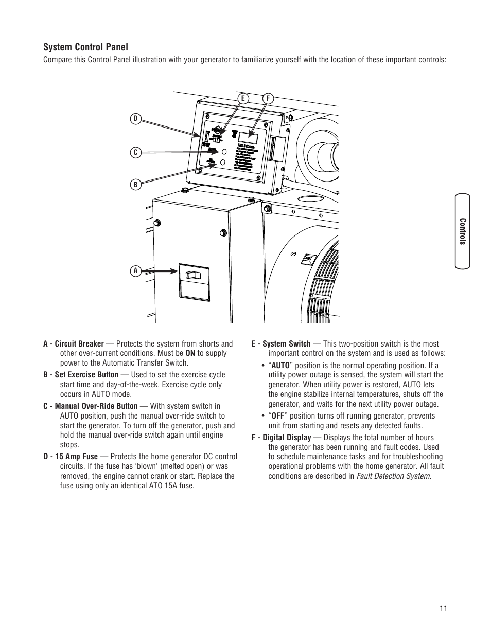 Briggs & Stratton Liquid-Cooled Home Generator System User Manual | Page 11 / 68