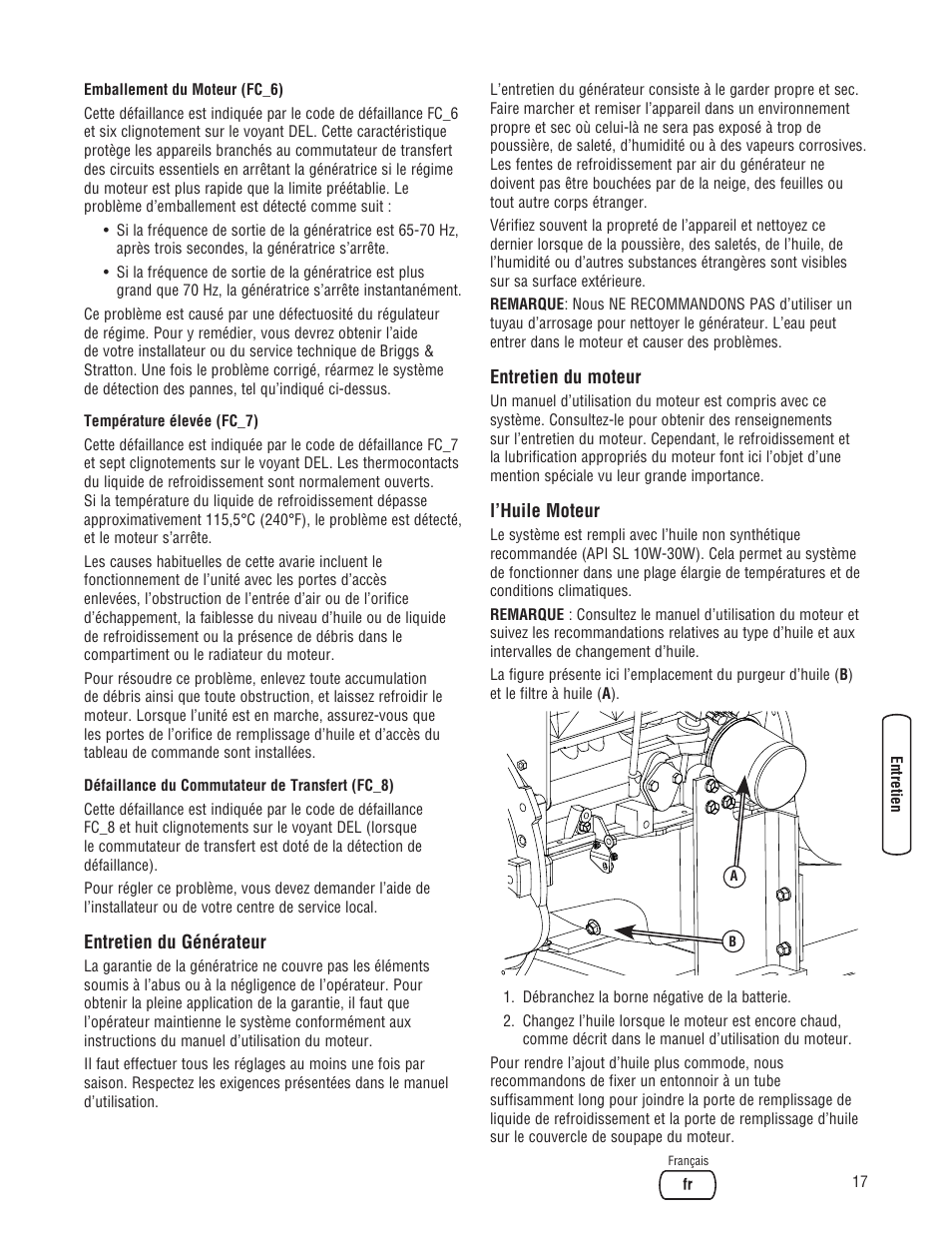 Briggs & Stratton Liquid-Cooled Home Generator System User Manual | Page 63 / 68