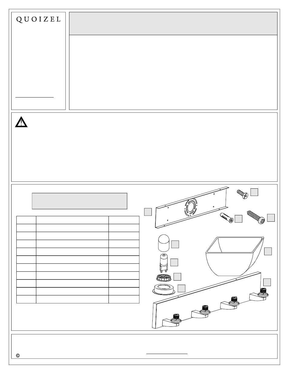 Quoizel BAR8604C Barrow User Manual | 5 pages