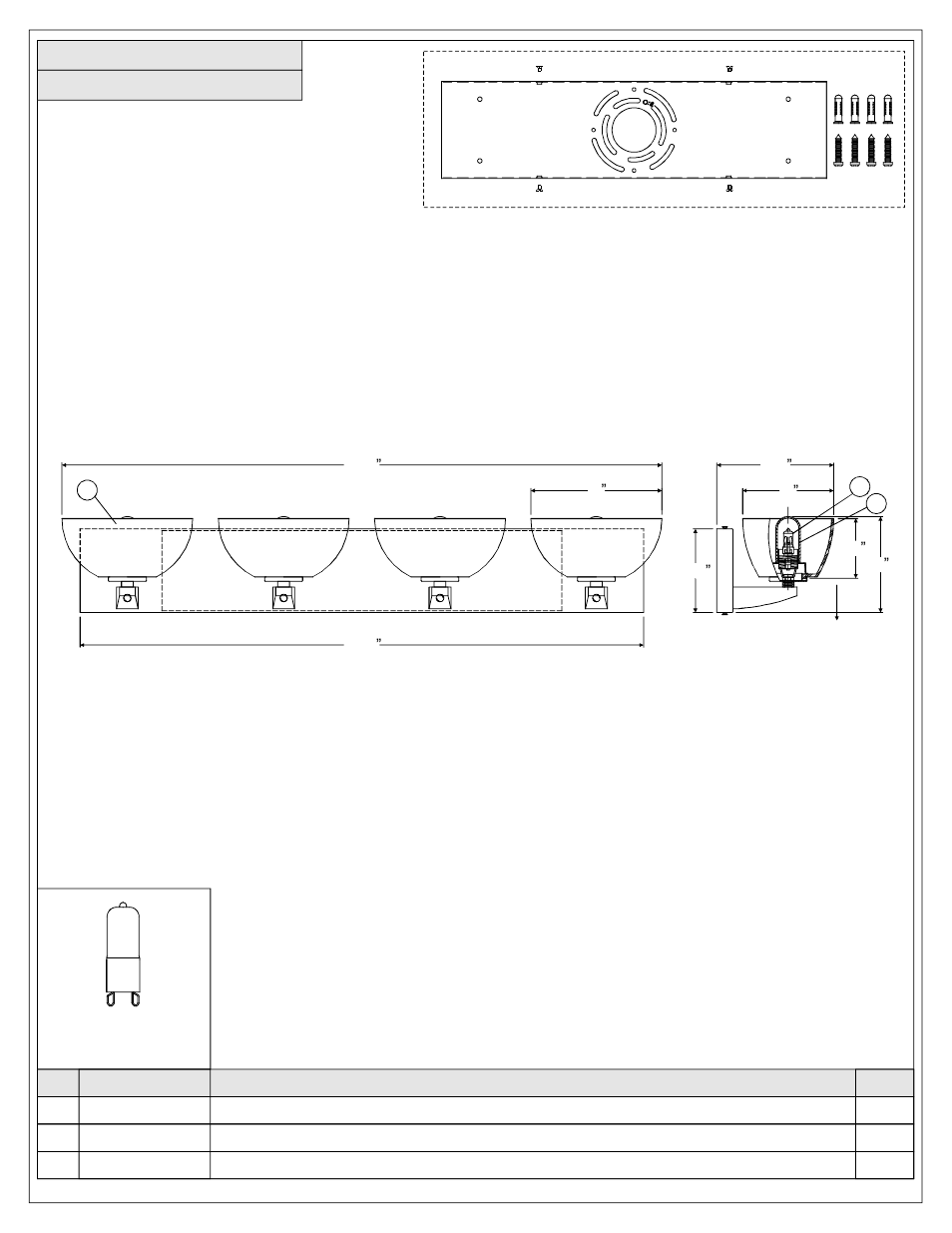 Quoizel BAR8604C Barrow User Manual | Page 2 / 5