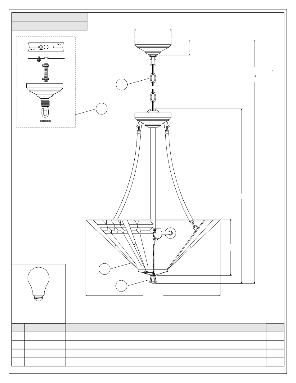 Quoizel TFAN2818RS Arden User Manual | Page 2 / 7