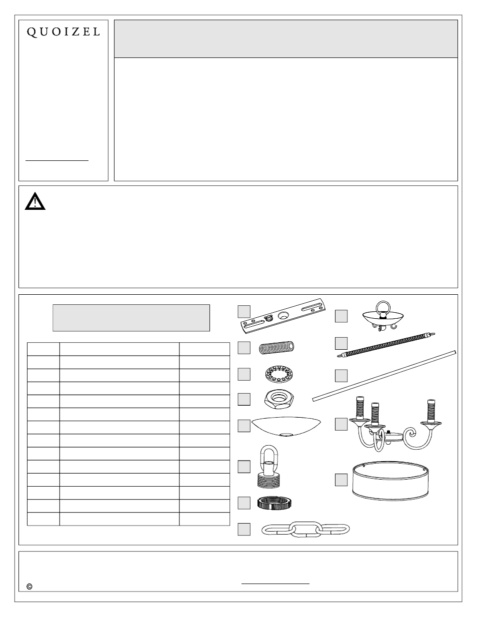 Quoizel BDR2820IB Bandelier User Manual | 6 pages