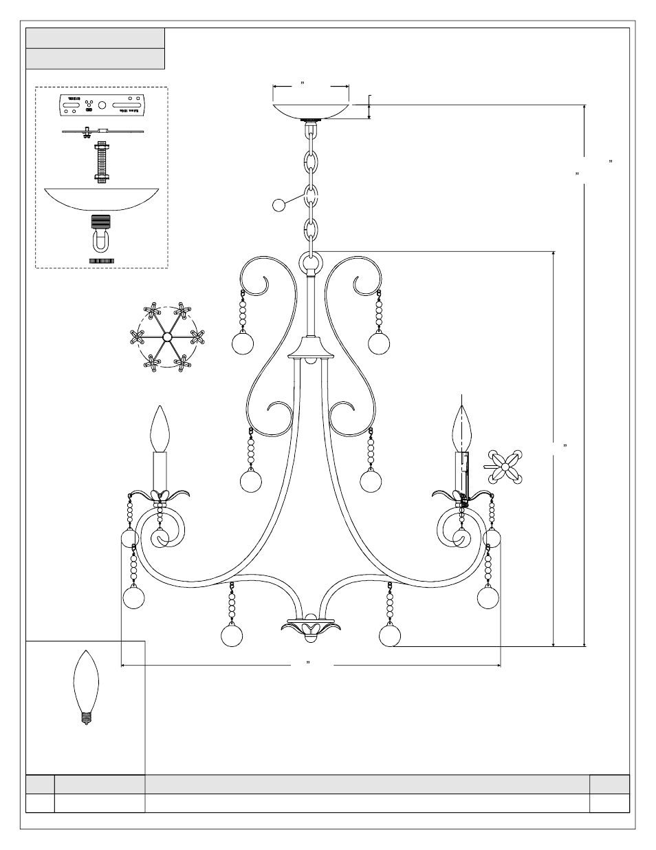 Quoizel CPN5006EG Capulin User Manual | Page 2 / 7