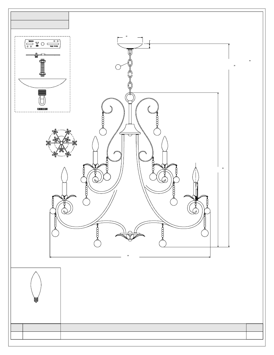 Quoizel CPN5009EG Capulin User Manual | Page 2 / 7