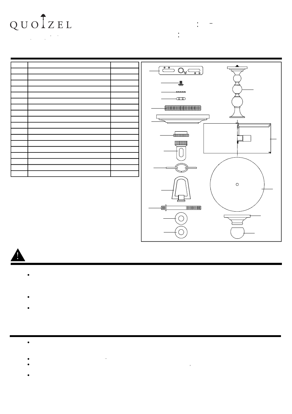 Quoizel DW2817C Downtown User Manual | 4 pages