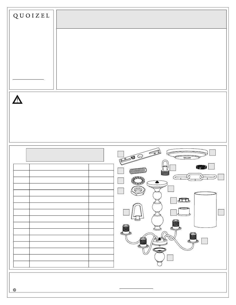 Quoizel DW5004C Downtown User Manual | 7 pages