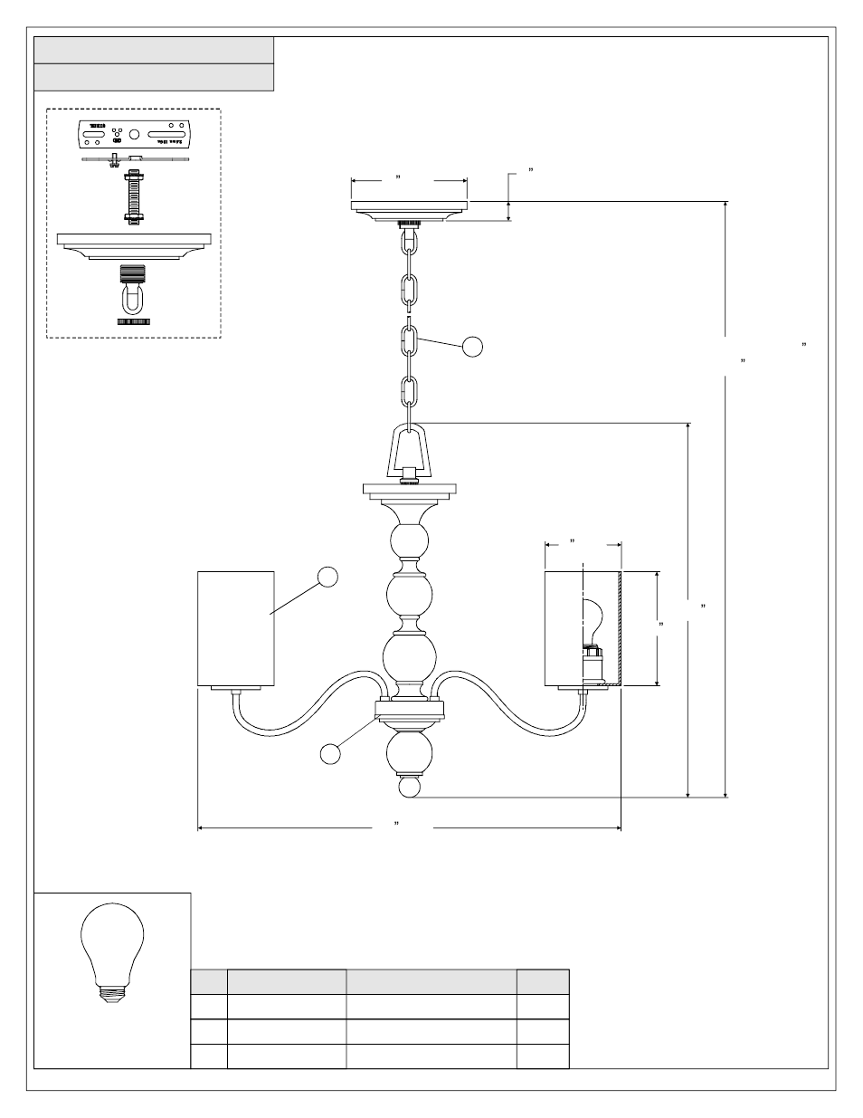 Quoizel DW5004C Downtown User Manual | Page 2 / 7