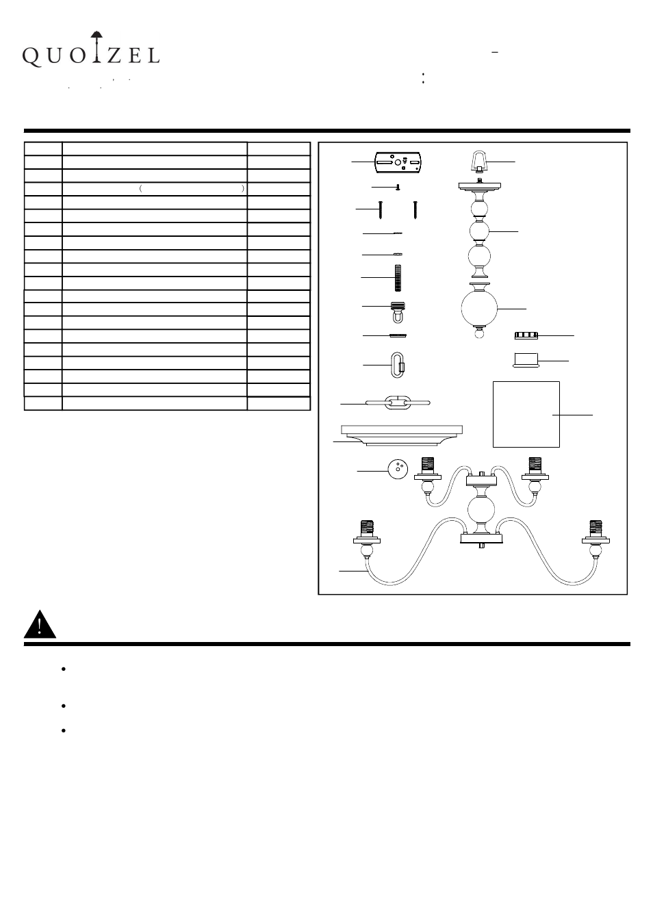 Quoizel DW5009C Downtown User Manual | 5 pages